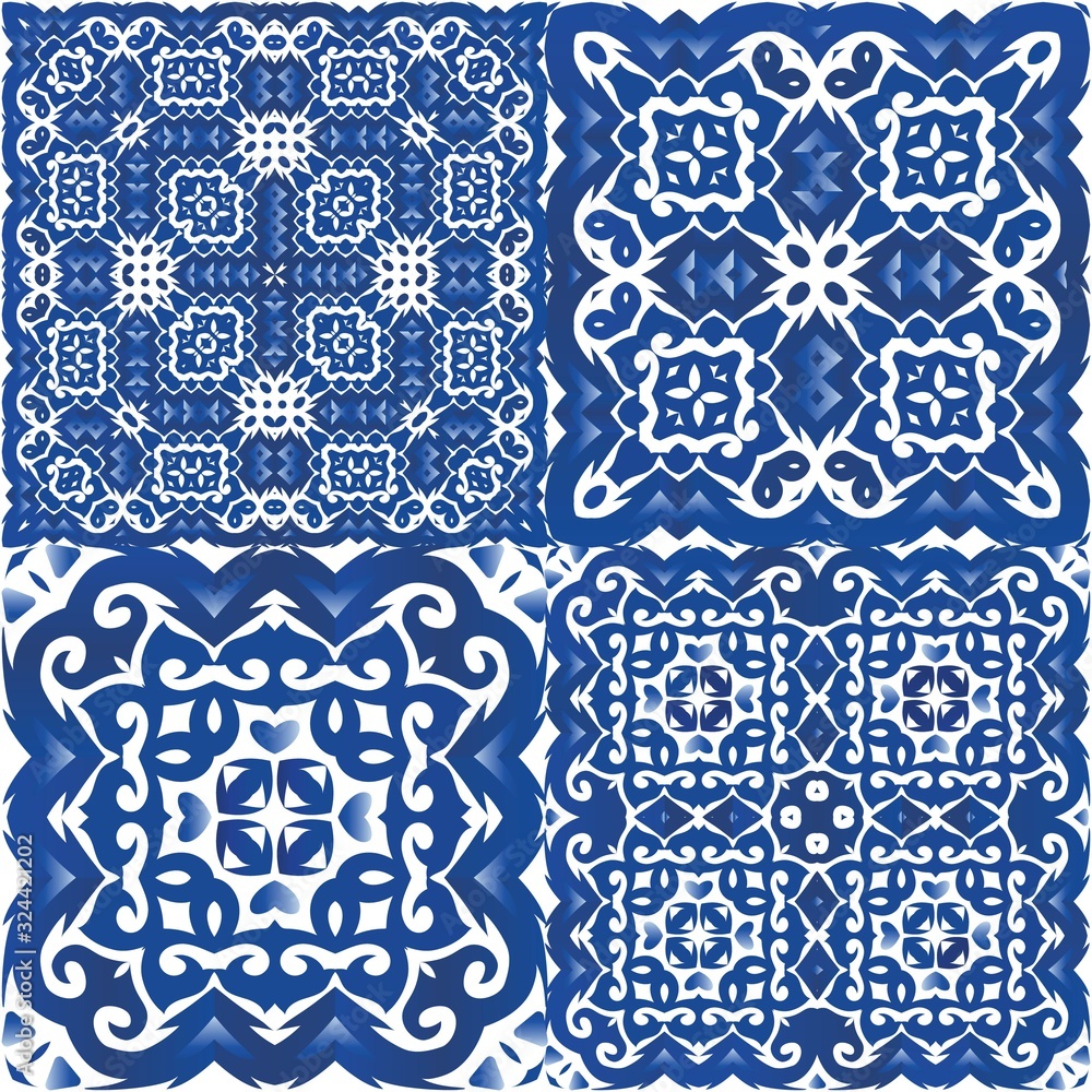 Fototapeta premium Ceramic tiles azulejo portugal.