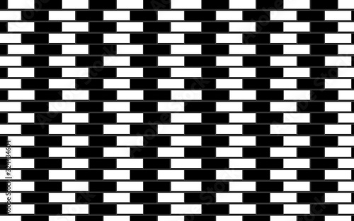 black and white brick wall texture background