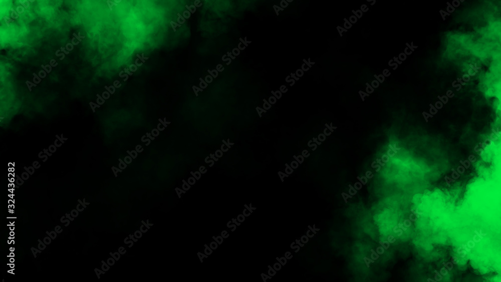 Abstract smoke steam moves on a black background . The concept of aromatherapy. Stock illustration, Abstract smoke steam moves on a black background . The concept of aromatherapy. Stock illustration,