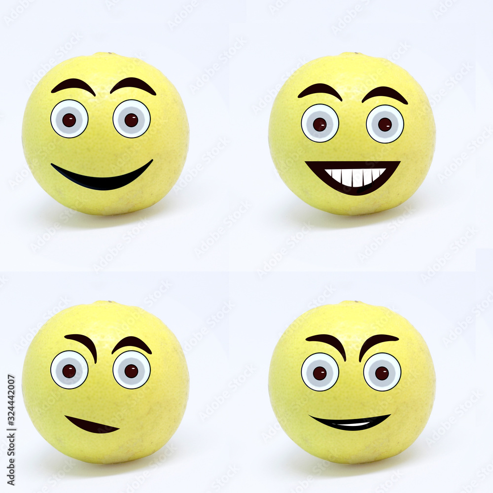 Emoji set with emotions in sad and funny mood. isolated in white background. Emoji set with emotions in sad and funny mood. isolated in white background.