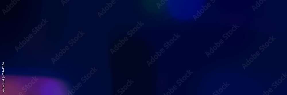 blurred bokeh horizontal background bokeh graphic with very dark blue, very dark magenta and indigo colors space for text or image