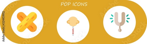 pop icon set