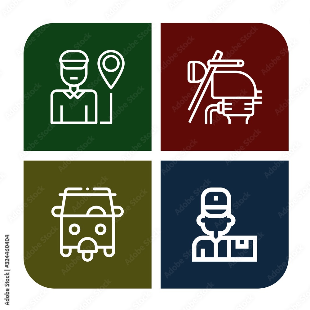 motorcycle icon set motorcycle icon set