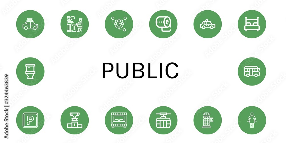 public icon set
