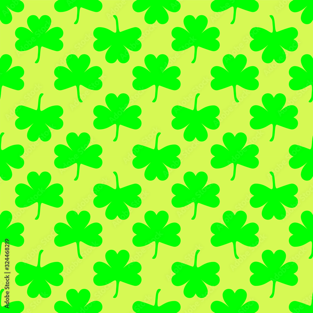 seamless pattern with leaves. Clover Pattern Background. Leaves Seamless Pattern Background seamless pattern with leaves. Clover Pattern Background. Leaves Seamless Pattern Background