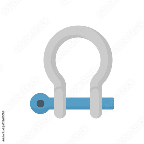 shackle steel icon