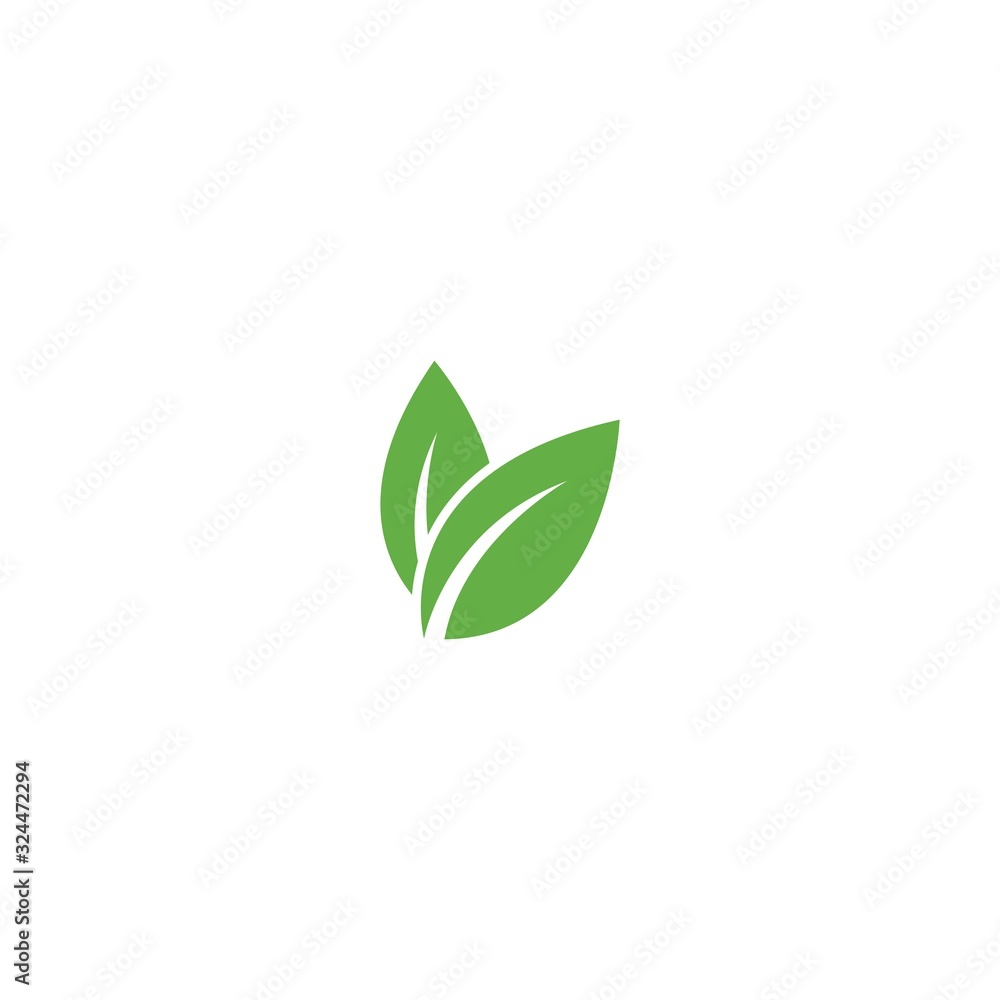 Green leaf logo Green leaf logo