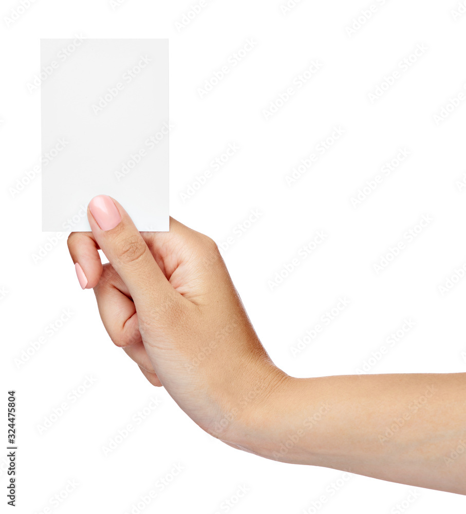 note paper card blank sign hand holding note paper card blank sign hand holding