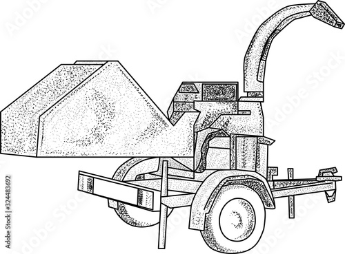 wood chipper draw