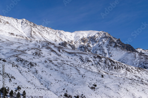 snow-capped mountains, Caucasus Russia.