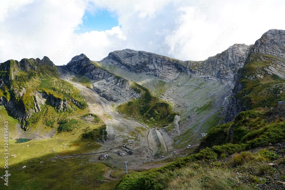 Gorky-Gorod resort in Sochi Mountain landscape Gorky-Gorod resort in Sochi Mountain landscape
