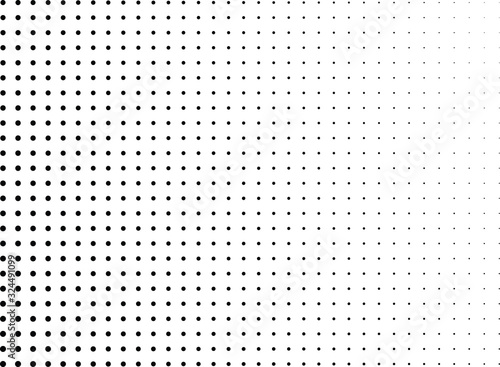Abstract halftone dotted background. Monochrome grunge pattern with dot and circles.  Vector modern pop art texture for posters  sites  business cards  cover  postcards  labels  stickers layout.