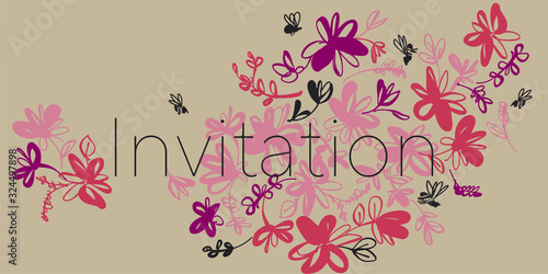 Vivid summer colors floral ...