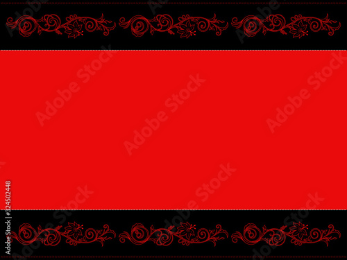 Greeting floral card