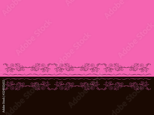 Horizontal postcard with place for your text
