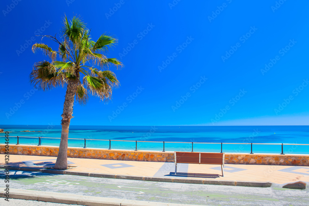 Palma, sea and embankment, relax