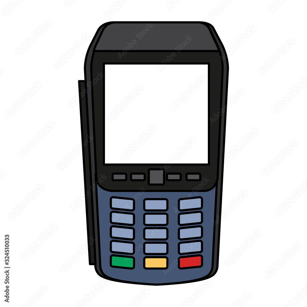dataphone device technology isolated icon vector illustration design dataphone device technology isolated icon vector illustration design