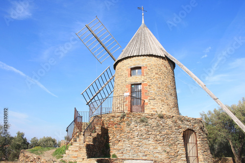 Collioure oil mill in the Vermeille coast, used for the crushing of olives and the elaboration of collioure oil, France