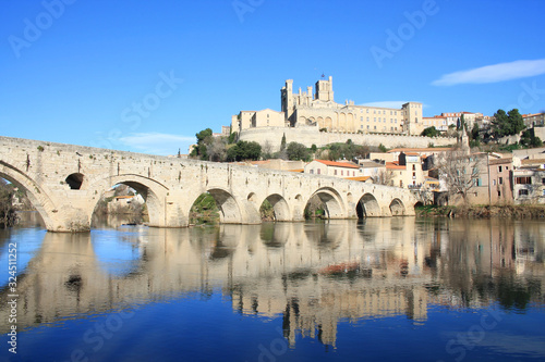 The amazing Saint-Nazaire and Saint Celse Cathedral in Beziers, Aude, France