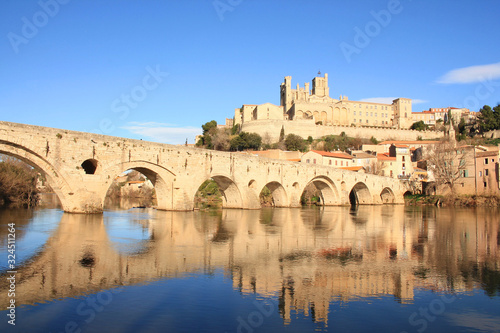 The amazing Saint-Nazaire and Saint Celse Cathedral in Beziers, Aude, France