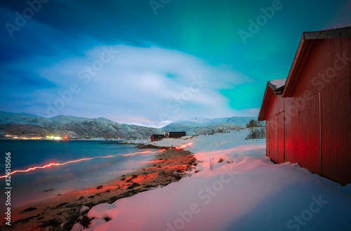 polar lights on Kvaloeya is...