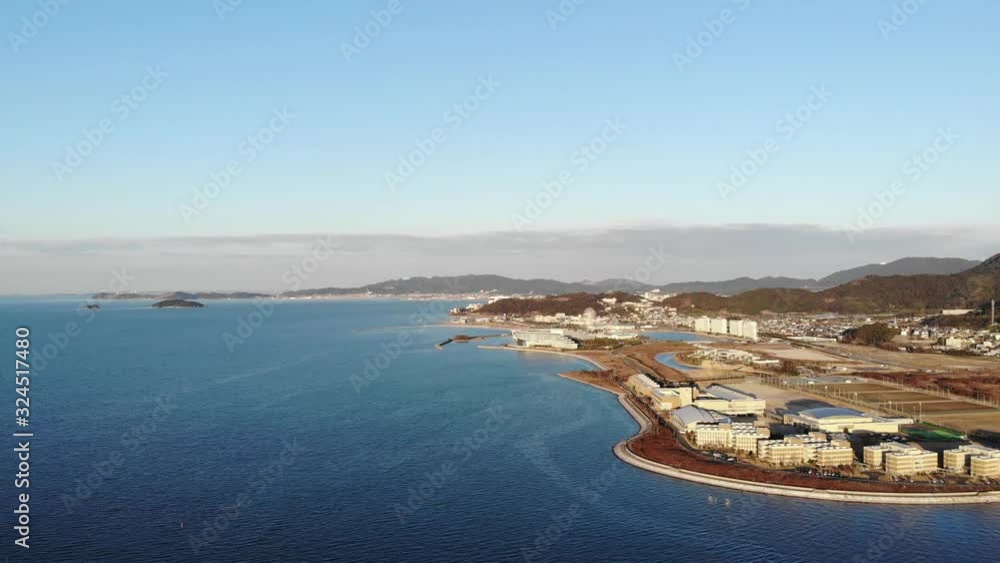 ドローン空撮 愛知県 蒲郡市 日本 ドローン空撮 愛知県 蒲郡市 日本