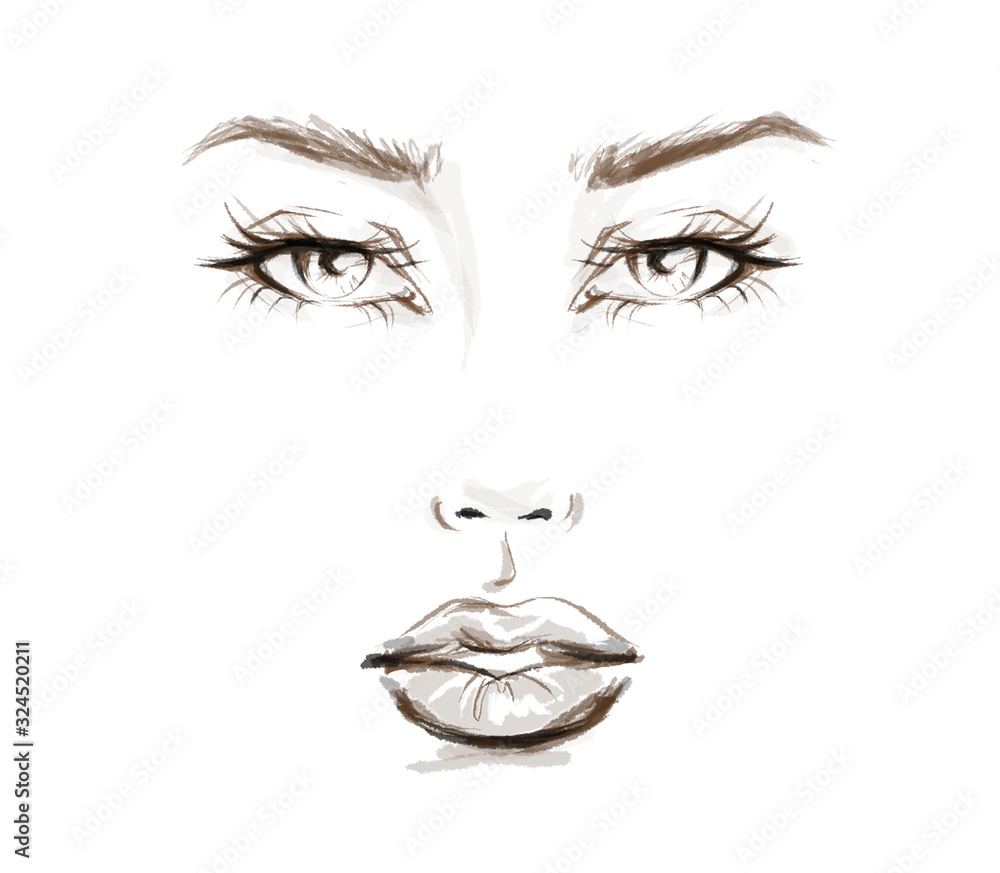 Learn Face Chart Makeup Design | Liza Kondrevich | The Face chart Book –  FACECHART.ART