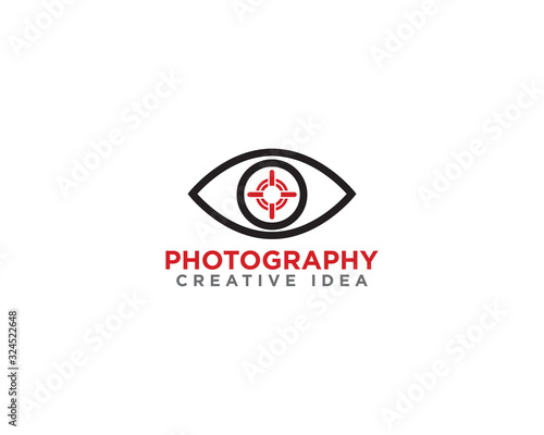Photography Camera Logo Icon Design Vector