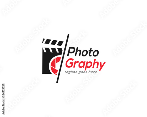 Photography Camera Logo Icon Design Vector