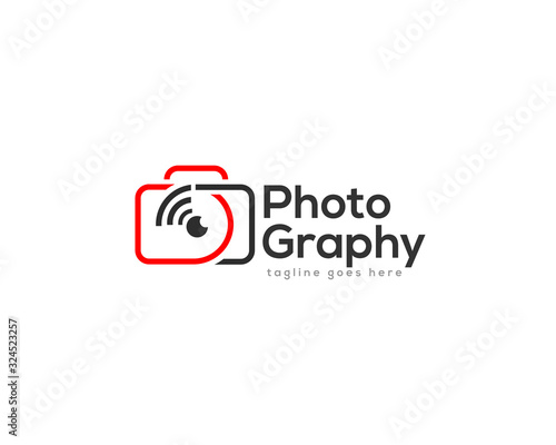 Photography Camera Logo Icon Design Vector