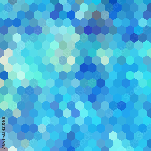 Abstract geometric pattern in low poly style. Hexagons texture. Vector image.