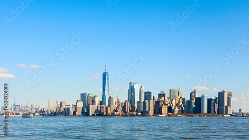 manhattan view in the city of new york © lorenzobovi