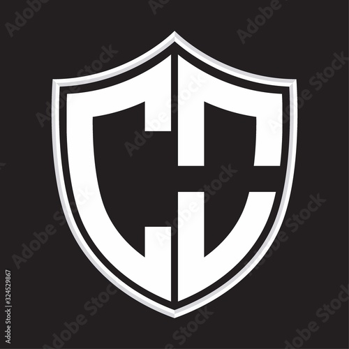 CO Logo monogram with shield shape isolated on outline design template Free Download CO Logo monogram with shield shape isolated on outline design template - GFXLoad