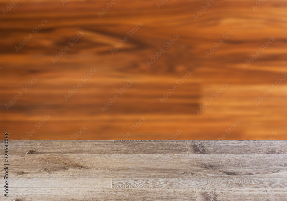 Background with empty wooden table. Flooring Texture of timbered board. Closeup. Background with empty wooden table. Flooring Texture of timbered board. Closeup.