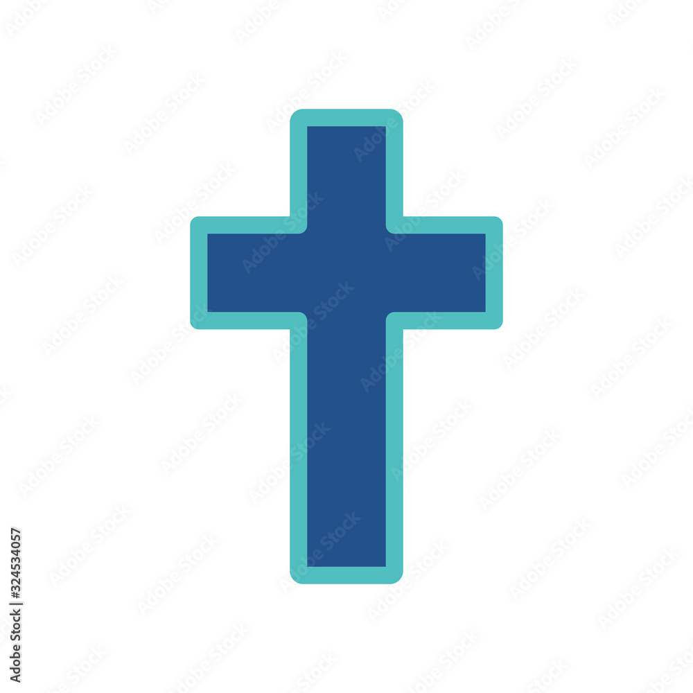 christian cross icon design, flat style icon collection christian cross icon design, flat style icon collection