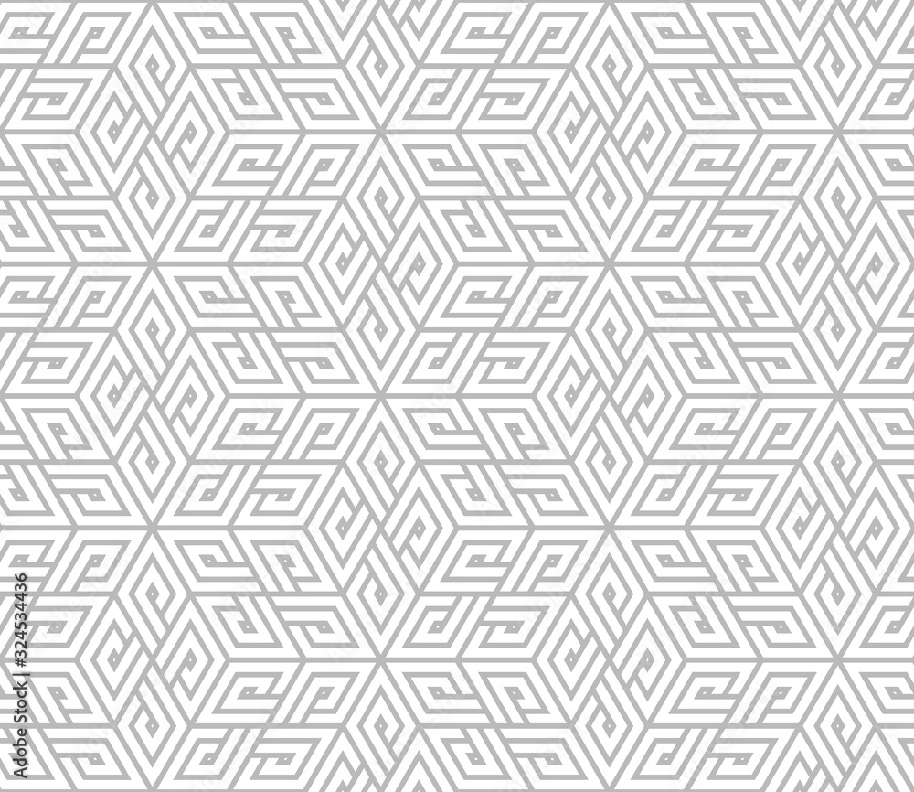 The geometric pattern with lines. Seamless vector background. White and grey texture. Graphic modern pattern. Simple lattice graphic design. The geometric pattern with lines. Seamless vector background. White and grey texture. Graphic modern pattern. Simple lattice graphic design.