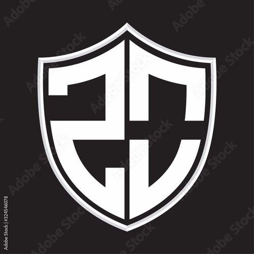 ZO Logo monogram with shield shape isolated on outline design template Free Download ZO Logo monogram with shield shape isolated on outline design template - GFXLoad