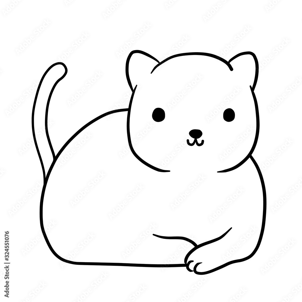 Sitting cat Sitting cat