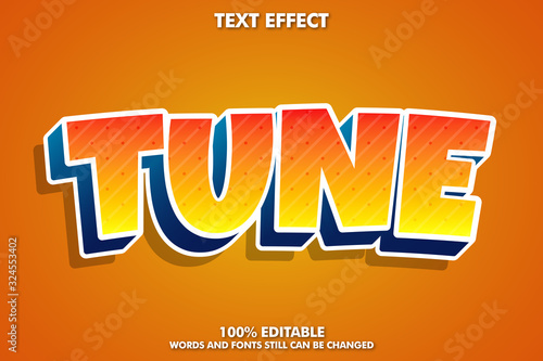 Modern cartoon text style for title photo