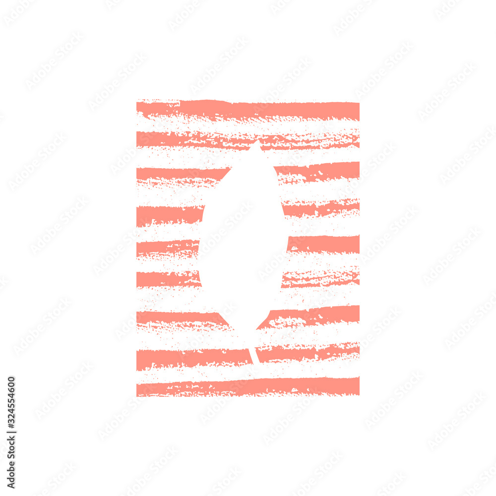 Tropical leaf on white background. Vector illustration. Tropical leaf on white background. Vector illustration.