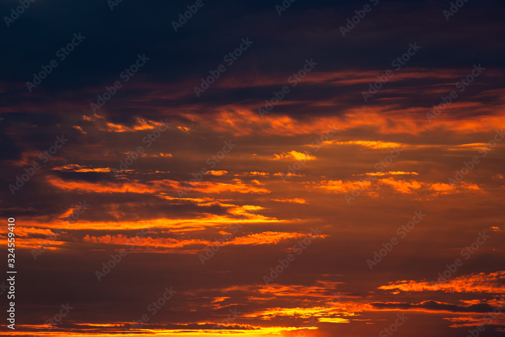 Fototapeta premium Beautiful evening sky