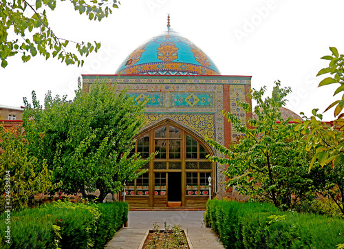 Blue Mosque of Yerevan, the Largest and the Only Active Mosque in Armenia Located on Mashtots Avenue, Central District of Yerevan, Armenia