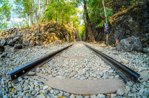 Schilderij op canvas Hellfire pass, Kanchanaburi, Thailand