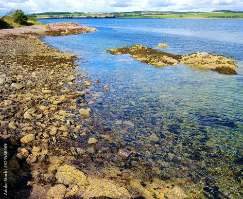 A coastal image from the Scottish Isle of Bute.