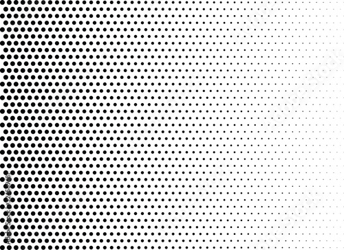 Abstract halftone dotted background. Monochrome pattern with dot and circles. Vector modern pop art texture for posters, sites, business cards, cover postcards, interior design, labels, stickers.