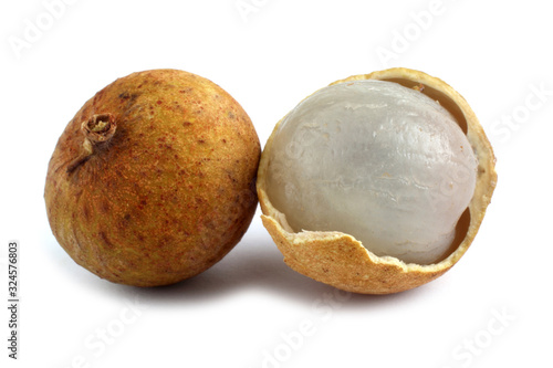 Longan and peeled longan