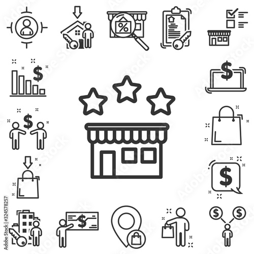 Buyer icons set. 