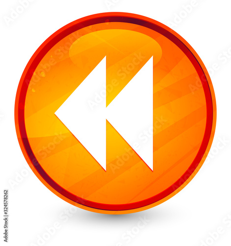 Jump backward icon glassy orange round button illustration Free Download Jump backward icon glassy orange round button illustration - GFXLoad