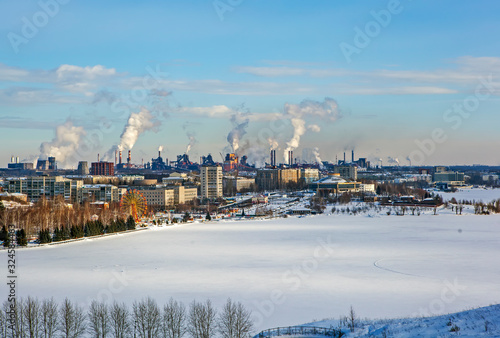 Photography View of Nizhny Tagil from the Lysa (Fox) mountains