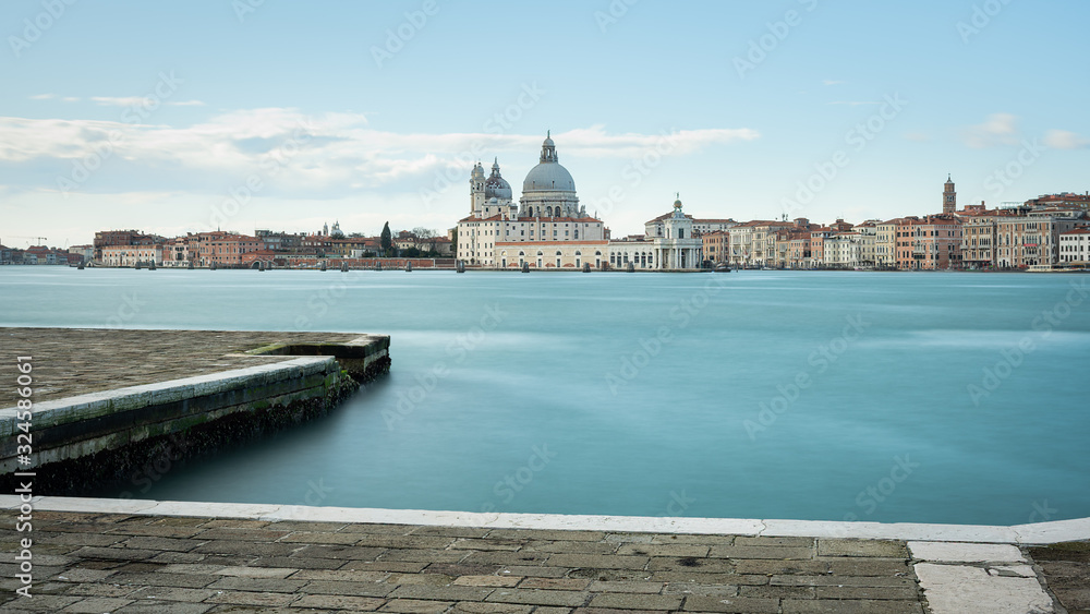 Obraz premium Basilica di Santa Maria della Salute on a sunny day in winter